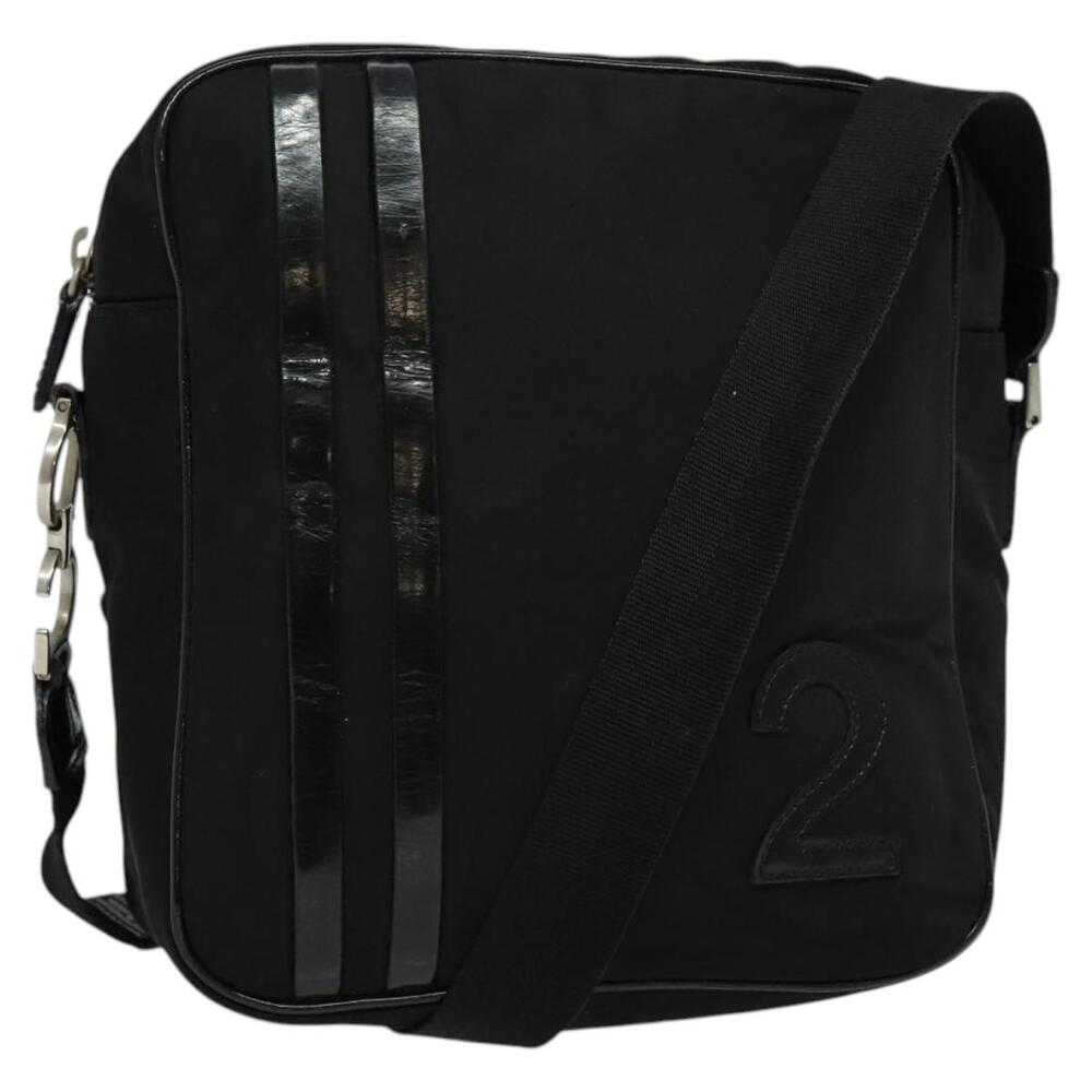DIOR Shoulder Bag Nylon Black